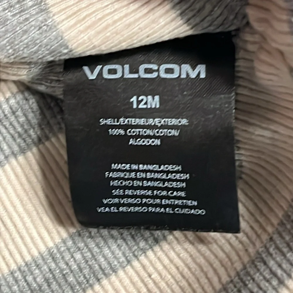 7 For All Mankind Baby Camo Beanie AND Volcom Striped Beanie BUNDLE